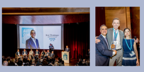 José Domingo Gómez Castallo receives ICAS Hall of Fame Award